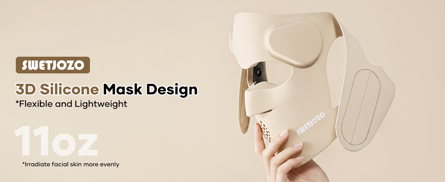 RB-061 flexible and lightweight 3D silicone mask design
